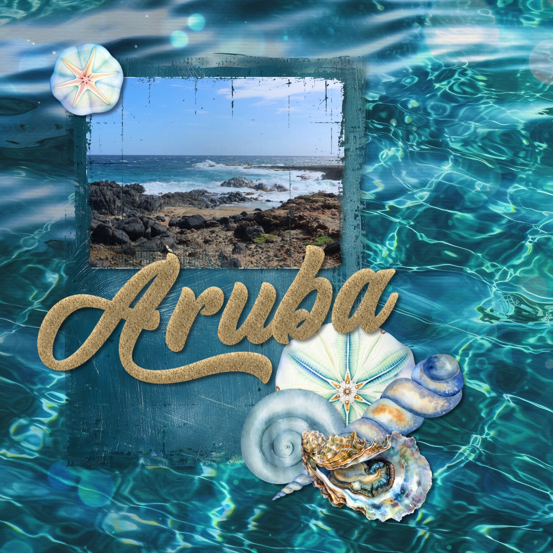 Paper Duos by Lucky Girl Creative digital art for digital scrapbooking are the perfect combination of papers! Use to create one-of-a-kind beautiful backgrounds of ocean water bokeh and blue painted papers great for summer vacations and tropical holidays. This kit contains the Ocean Water Bokeh Papers and the Blue Painted Papers.