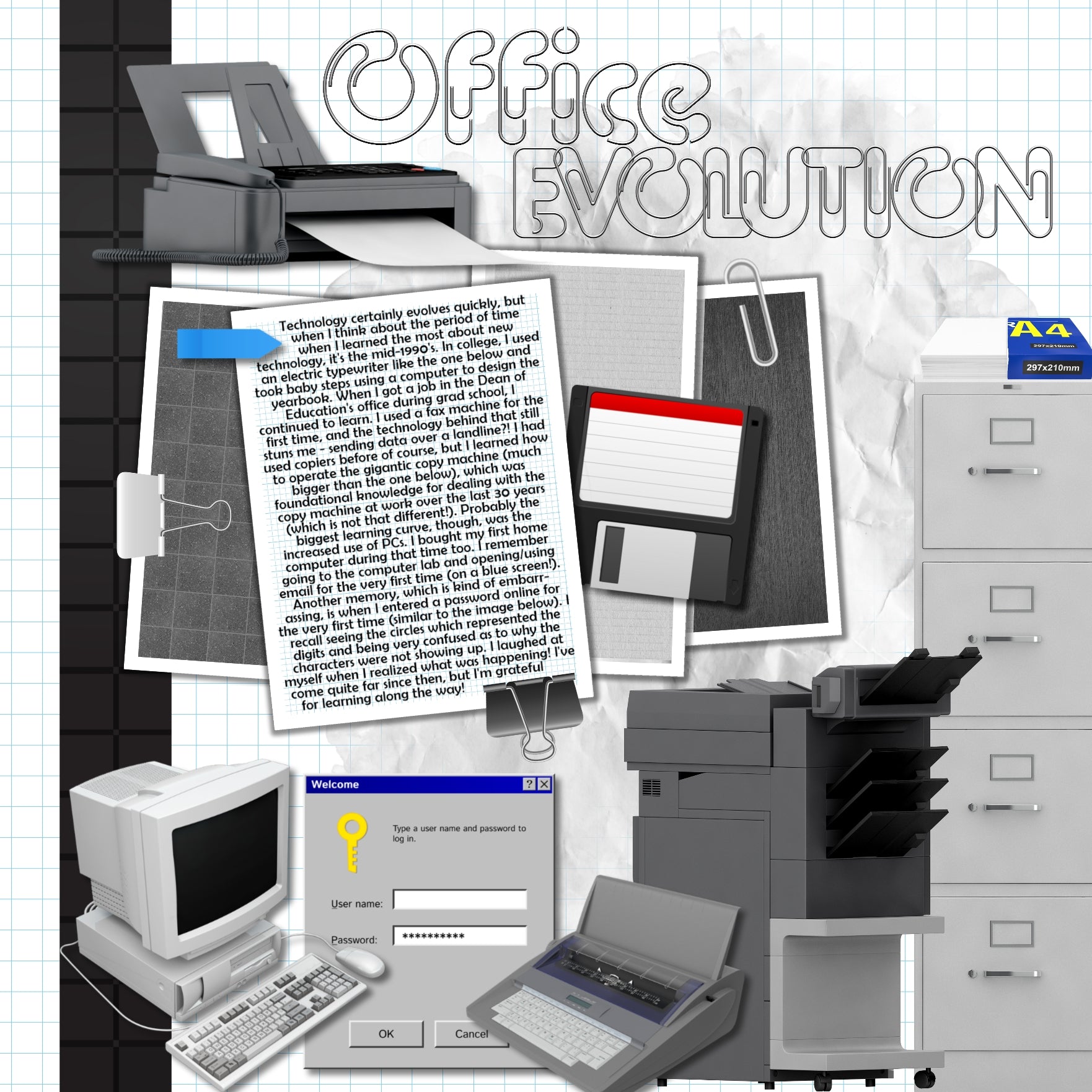 Office 1 Digital Scrapbook Bundle