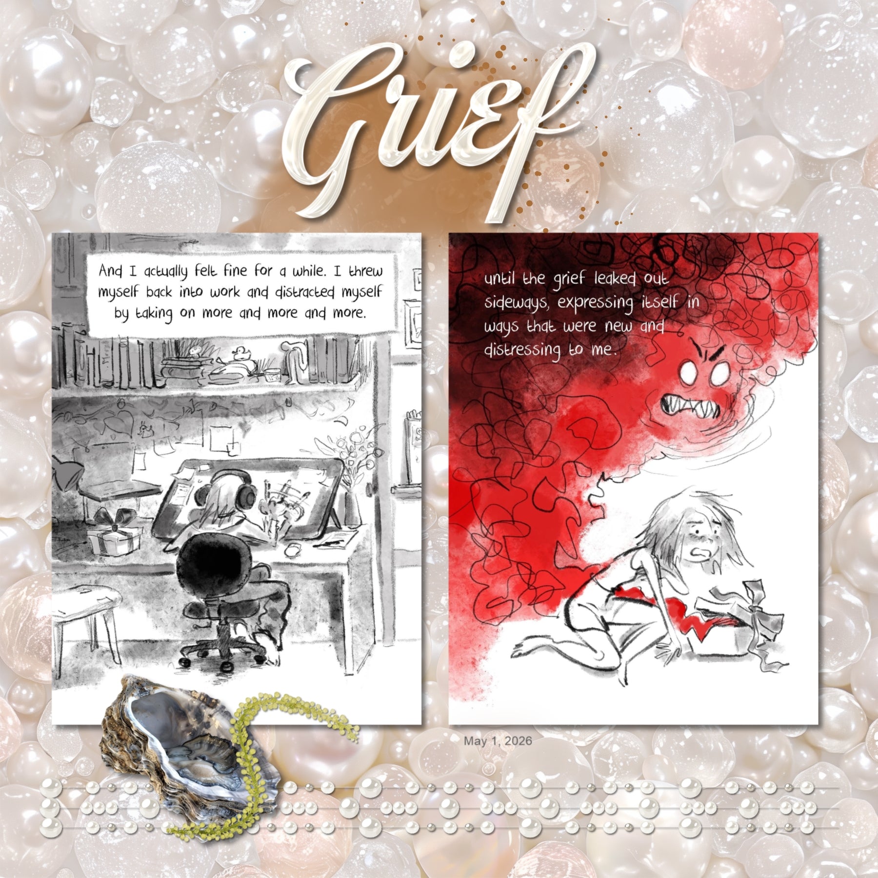 She is just like a pearl - made from grit but full of grace. She is unstoppable. Through hardship, time, and transformation, great beauty develops just as grit in an oyster turns into a pearl. These realistic and beautiful embellishments, word art, papers, and alpha set by Lucky Girl Creative digital art will add beauty to your spiritual transformation journey. Great for beach vacations and weddings, too! Embellishments include otter, shell, seashell, coastal rocks, decorative mats for journaling, flower