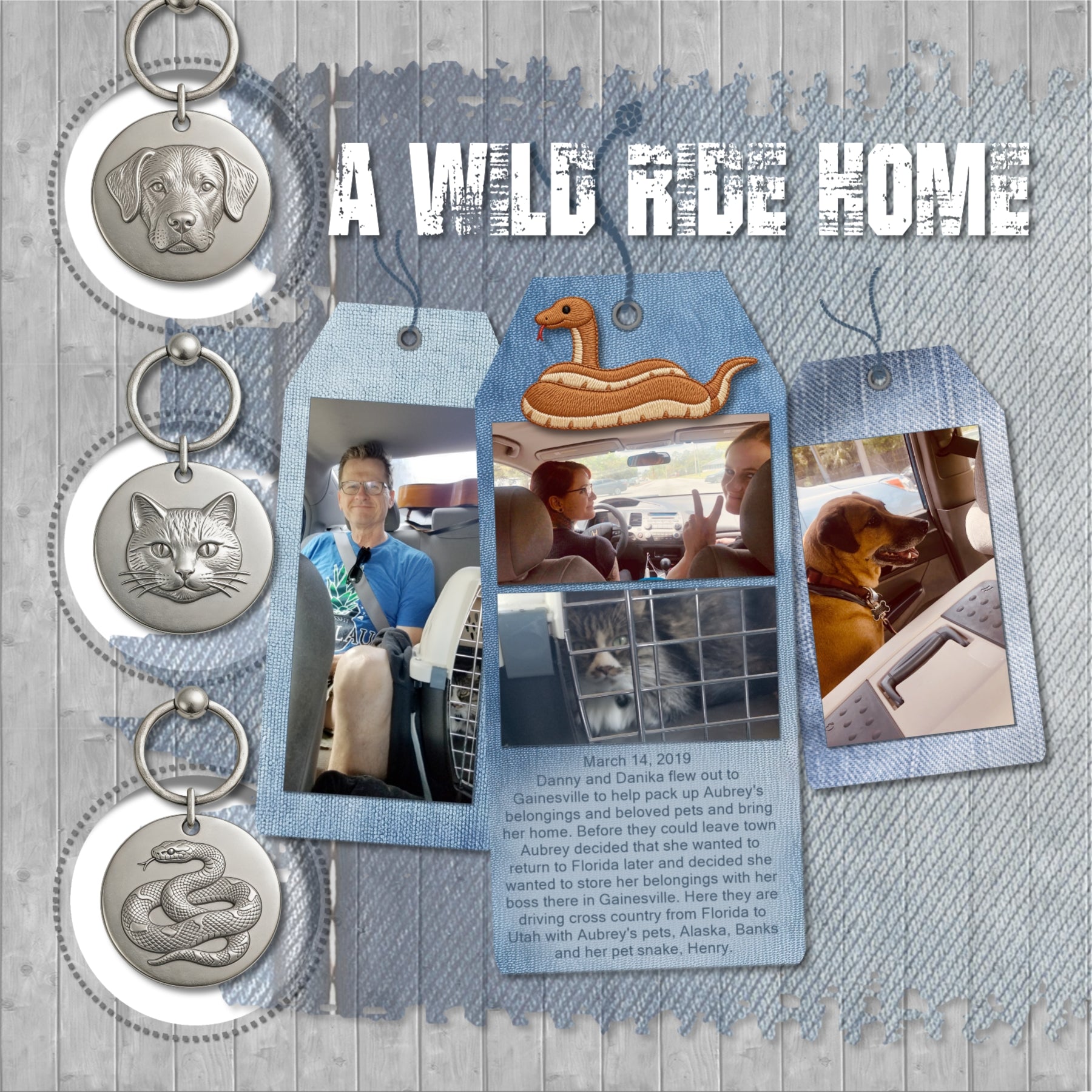 Capture life's happiest moments with these little silver animal charms by Crafty Clover digital art, designed for memory keepers who love documenting their pets and fur babies! Animal charms include puppy, dog, kitty, cat, rabbit, bunny, ferret, goldfish, hamster, lizard, reptile, turtle, guinea pig, parrot, mouse, and snake. This kit is NOT included in any bundle.