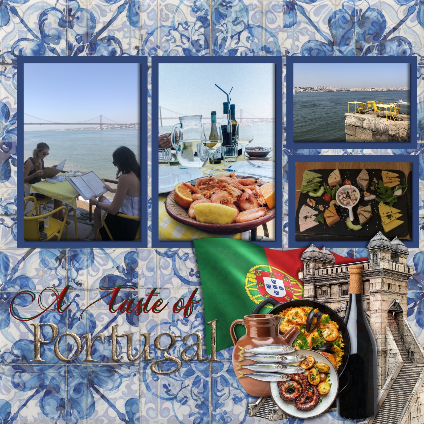 Portuguese Adventure Digital Scrapbook Bundle