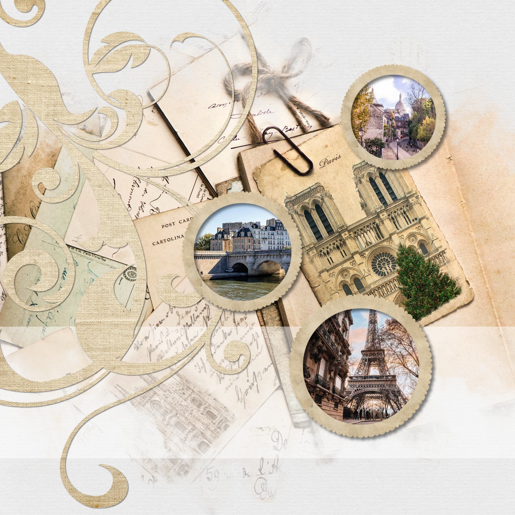 Add cool visual effects to your digital page backgrounds with these unique punched papers and easy masks by Lucky Girl Creative digital art for digital scrapbooking. With 'punched' papers, the pattern effect is 'punched out' leaving a transparent hole and allowing the background to show through. Or choose to use the Easy Mask (in Photoshop, use a Clipping Mask to fill the shape) to create one-of-a-kind looks in an instant creating effects that can be subtle or bold! 