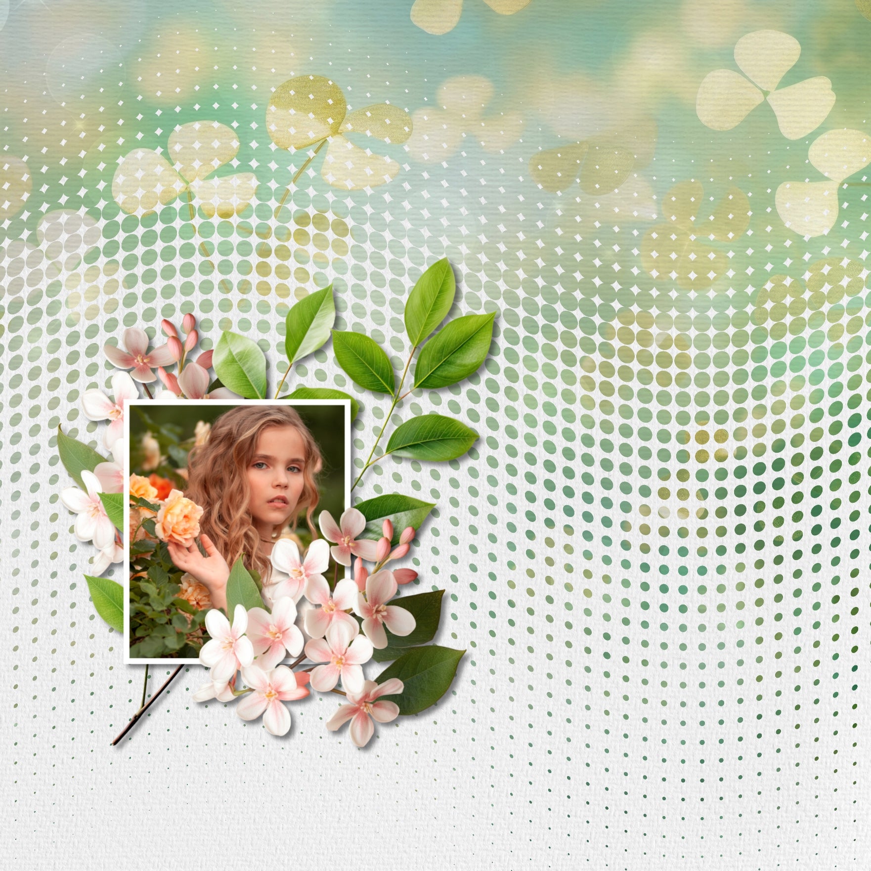 Add cool visual effects to your digital page backgrounds with these unique punched papers and easy masks by Lucky Girl Creative digital art for digital scrapbooking. With 'punched' papers, the pattern effect is 'punched out' leaving a transparent hole and allowing the background to show through. Or choose to use the Easy Mask (in Photoshop, use a Clipping Mask to fill the shape) to create one-of-a-kind looks in an instant creating effects that can be subtle or bold! 