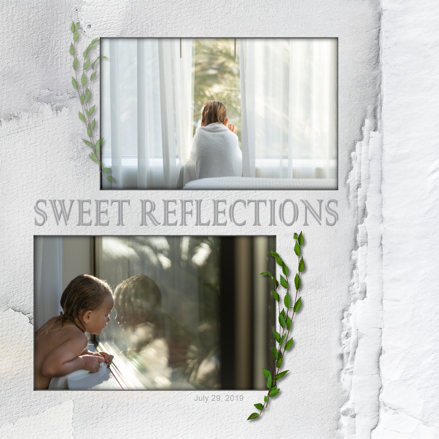 Perfect for everyday use as well as special occasions, these distressed white and soft gray papers by Lucky Girl Creative digital art are a wonderful backdrop to add texture to all your digital scrapbooking pages. This kit is NOT included in any bundle.