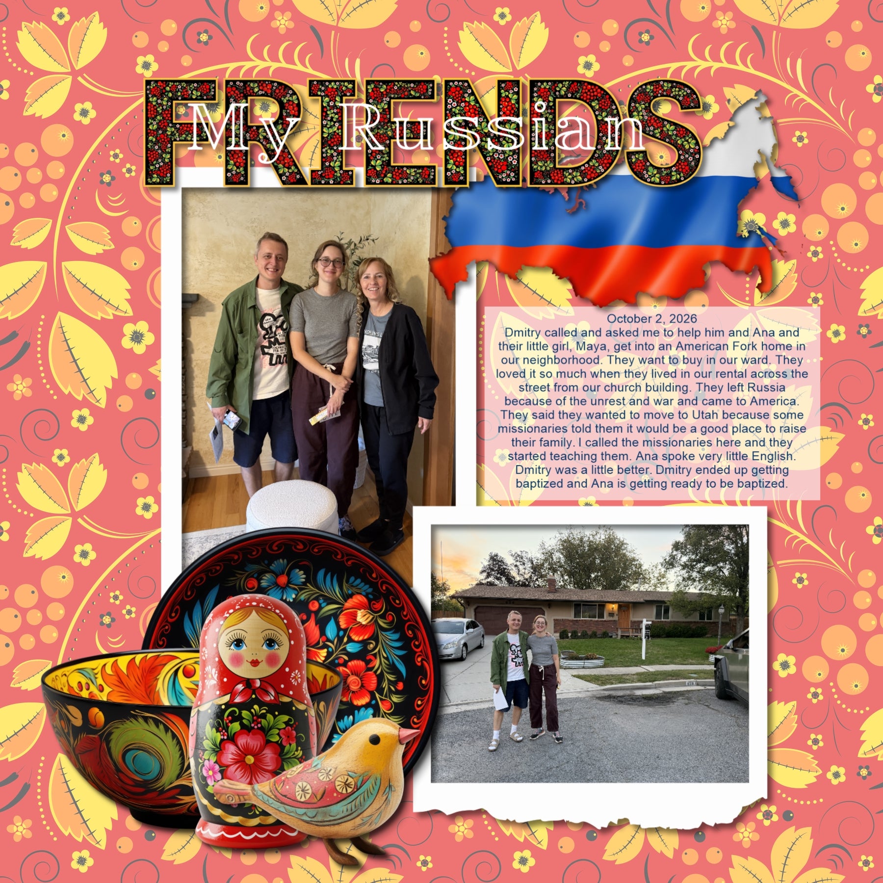 Adventure and explore through Russia with these beautiful, realistic travel embellishments, folk art papers, clusters, and Khokhloma alpha set by Lucky Girl Creative digital art for digital scrapbooking. Great for vacations and holidays to Russia and other nearby Eastern European countries. Embellishments include bear, gray fox, marten, reindeer, wolf, apartment building, high rise building, walk up, ballet slippers, barrier, felt boots, cigarettes, Moscow, St. Petersburg, jacket, coat, traditional dress
