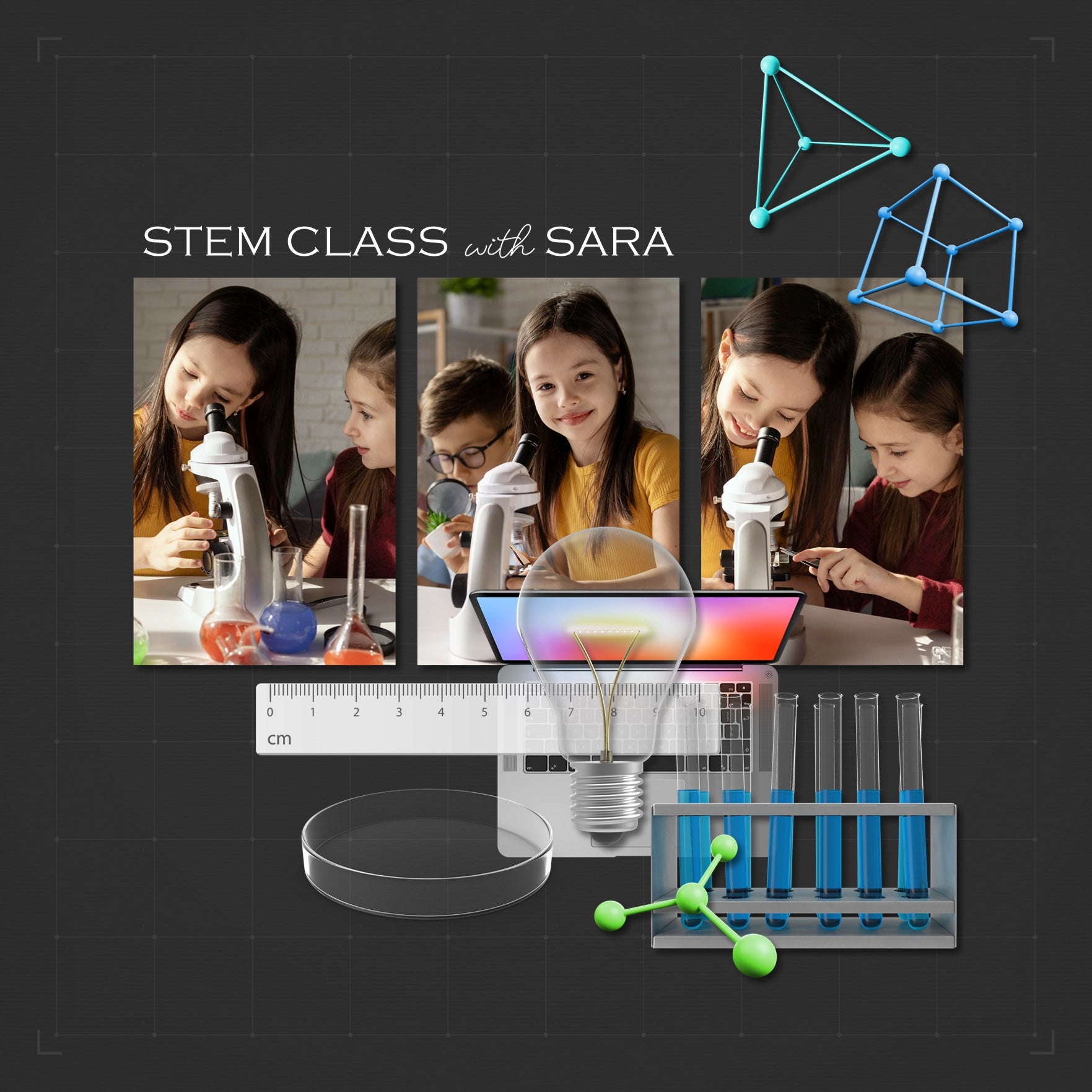 Have fun with this STEM school science, technology, engineering, and math class digital art kit by Lucky Girl Creative. With an emphasis on innovation, problem-solving, and critical thinking, this kit has everything you need to tell your child's STEM story