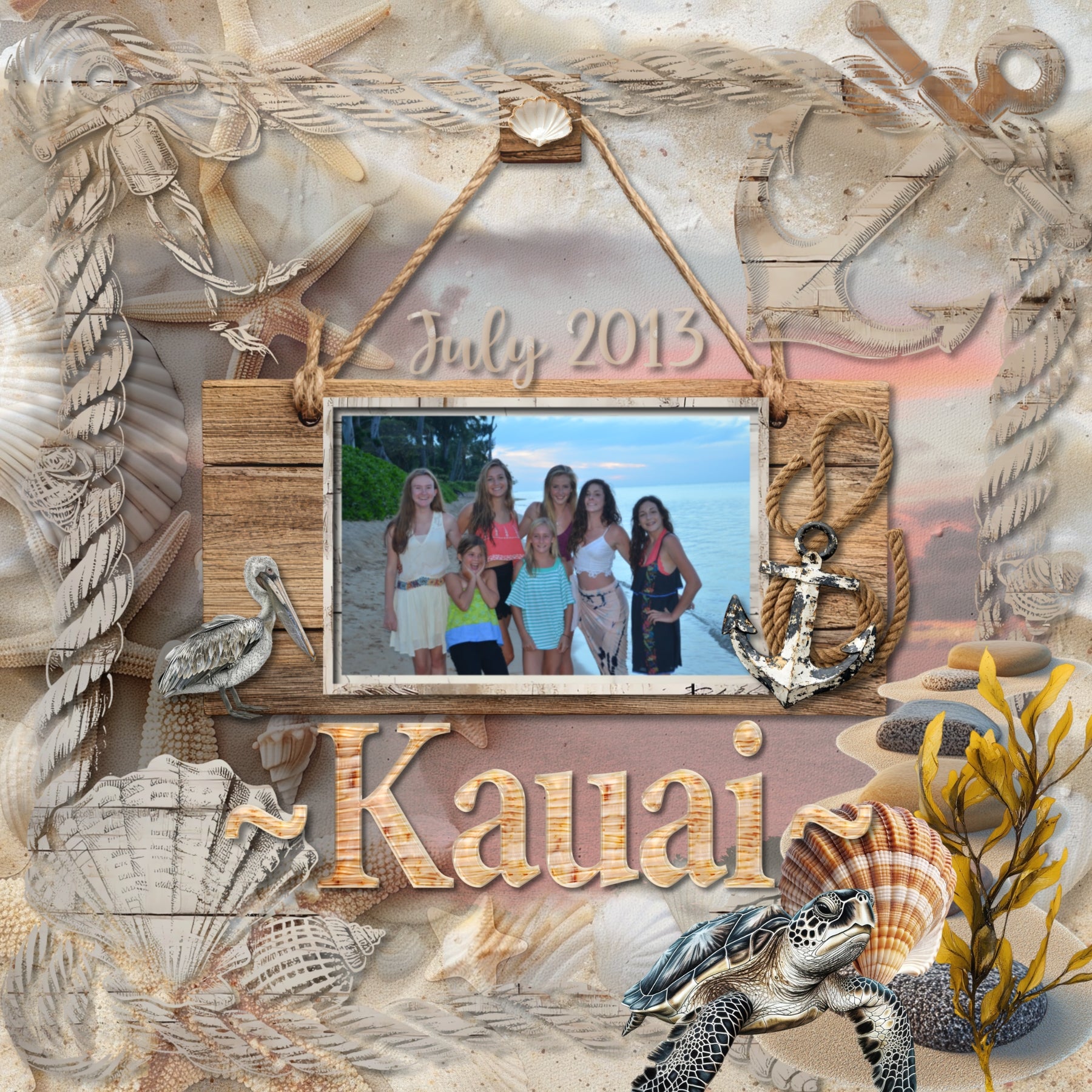 Love a distressed nautical backgrounds? Now you can create your own with these Easy Mask Frame Effects and Overlay Embellishments by Lucky Girl Creative digital art for digital scrapbooking. Perfect for beach, ocean, seaside, and nautical adventures. With 18 unique rope textures and frames, these grunge designs can be used as is, filled with paper, colorized, or used as Blend effects. Now you can design your own backgrounds! Make subtle or bold - the choice is yours!