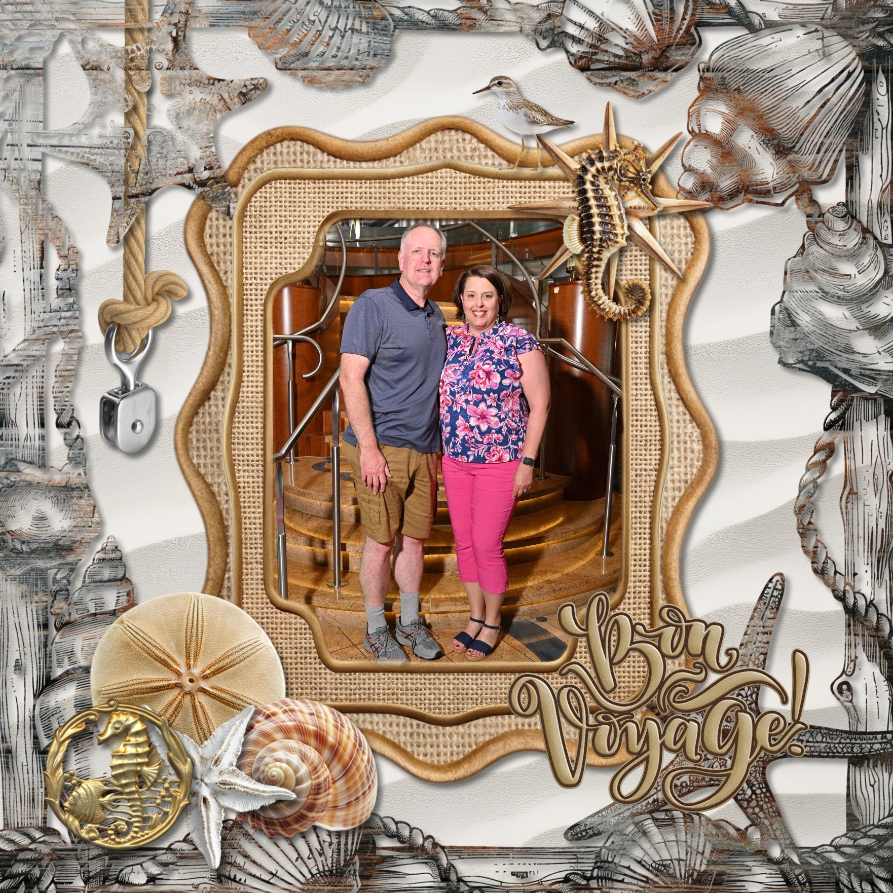 Love a distressed nautical backgrounds? Now you can create your own with these Easy Mask Frame Effects and Overlay Embellishments by Lucky Girl Creative digital art for digital scrapbooking. Perfect for beach, ocean, seaside, and nautical adventures. With 18 unique rope and seashell textures and frames, these grunge designs can be used as is, filled with paper, colorized, or used as Blend effects. Now you can design your own backgrounds! Make subtle or bold - the choice is yours!
