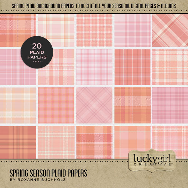 Spring Season Papers Digital Scrapbook Bundle