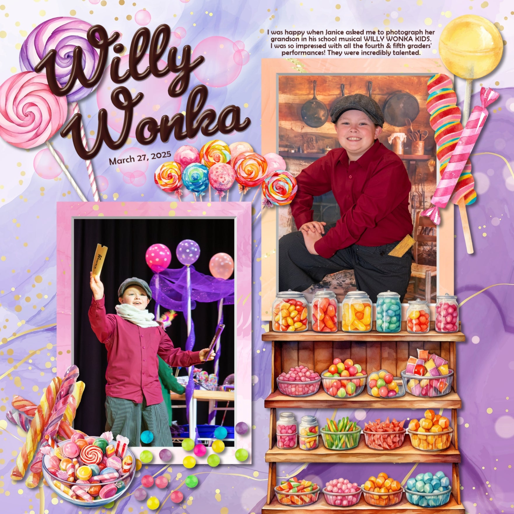Savor the sweet moments in your life with these beautiful watercolor digital scrapbooking embellishments, pretty papers, and clusters by Lucky Girl Creative digital art filled with tasty goodness. Great for birthday parties, trips to the candy shop, those with a sweet tooth, children, birthday parties, and more. Embellishments include bubble tea, boba, almond cake, carrot cake, Napoleon, cake pop, rainbow slice, cake roll, cake stand, wedding cake, candle, cannoli, cheesecake, ice cream, candy, and more.