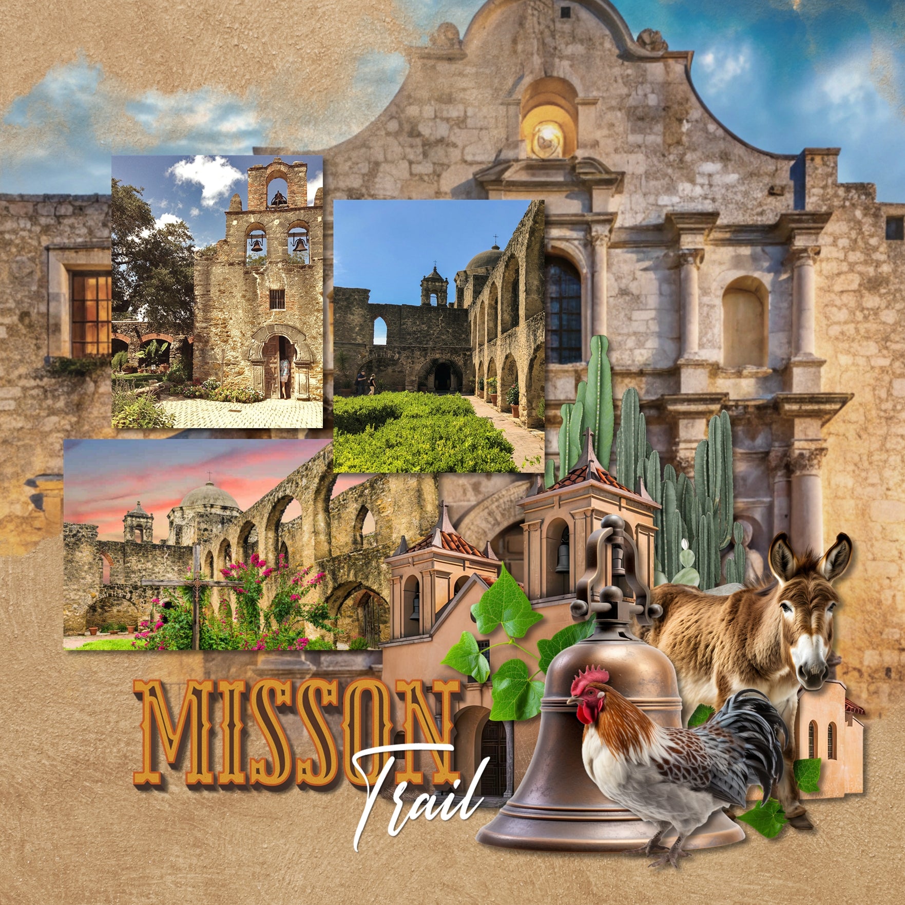 Celebrate Texas with these beautiful realistic embellishments, clusters, masked scenic overlays, engraved stamps, and western alpha set by Lucky Girl Creative digital art for digital scrapbooking. Great for travel and vacations to Texas, the Southwest, Arizona, Mexico, parts of Oklahoma and Louisiana, Houston, Dallas, Austin, San Antonio, Fort Worth, El Paso, Arlington, Amarillo, Plano, Midland, Lubbock, Galveston, and more. Embellishments include armadillo, bluebird, bird, chicken, kestrel, owl, pelican.