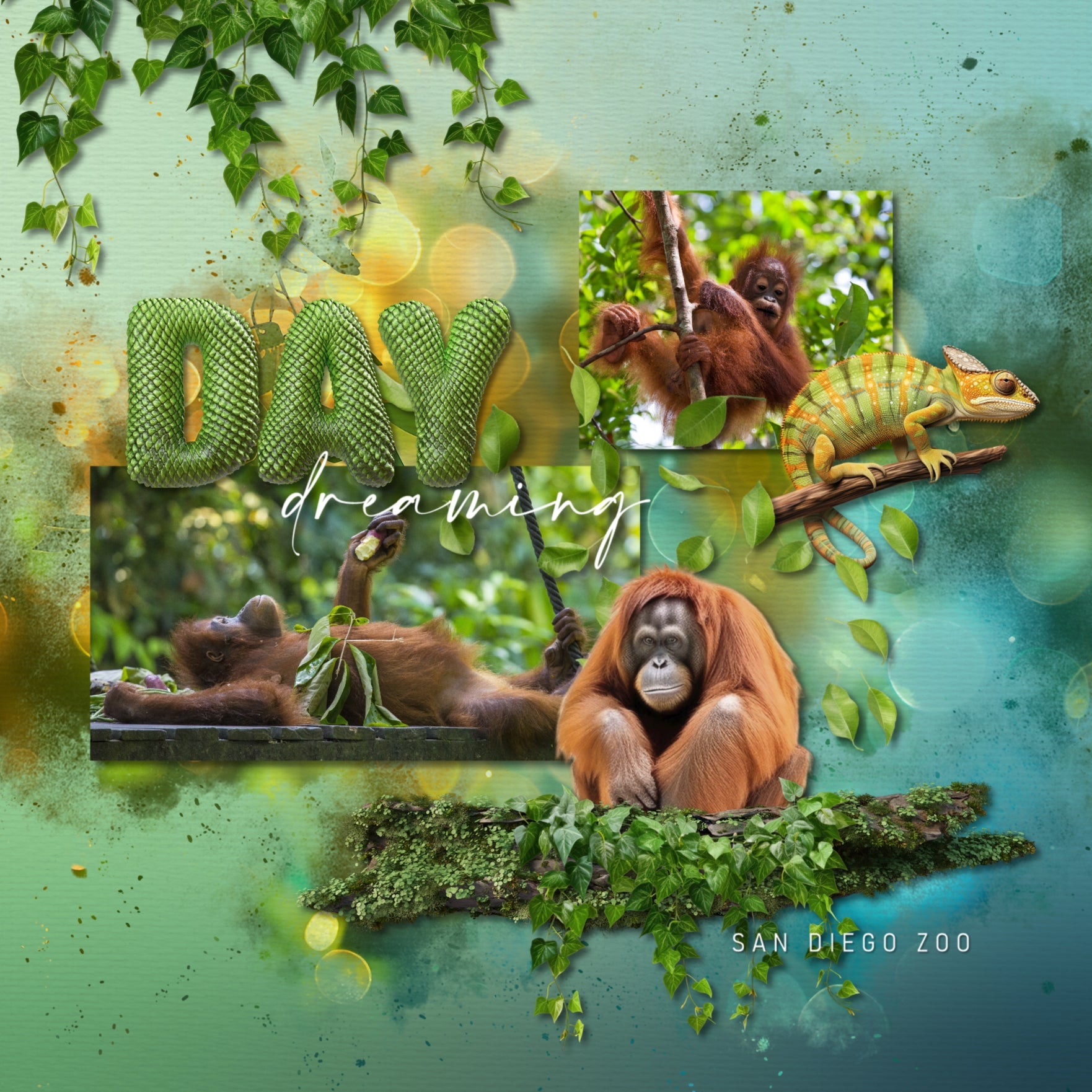 Paper Duos are the perfect combination of papers by Lucky Girl Creative digital art for digital scrapbooking! Use to create one-of-a-kind beautiful backgrounds of tropical leaf bokeh and cool ombre great for summer vacations and tropical holidays. This kit contains the Tropical Leaf Bokeh Papers and the Tropical Cool Ombre Papers.