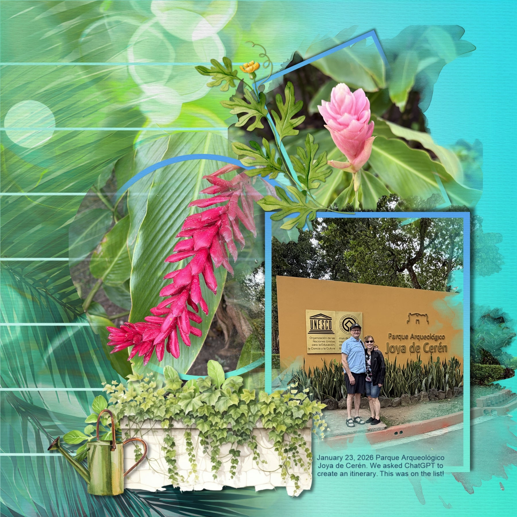 Paper Duos are the perfect combination of papers by Lucky Girl Creative digital art for digital scrapbooking! Use to create one-of-a-kind beautiful backgrounds of tropical leaf bokeh and cool ombre great for summer vacations and tropical holidays. This kit contains the Tropical Leaf Bokeh Papers and the Tropical Cool Ombre Papers.