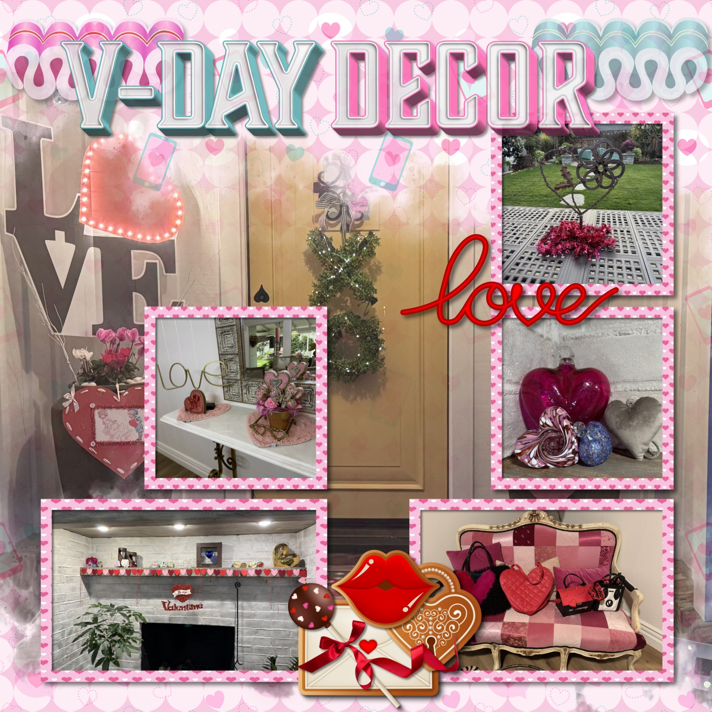 Add these sweet embellishments, patterned papers, clusters, and 2 alpha sets by Lucky Girl Creative digital art to all your holiday digital scrapbooking pages! In hues of pink, teal, and white, these sweet elements will add so much fun to all your Valentine's Day projects including greeting cards and holiday decor. Embellishments include cake pop, cake, candy cane, heart, candy corn, cookie, cupcake, donut, doughnut, peppermint, ribbon, candy, hard candy, sucker, lollipop, chocolate dipped strawberry.