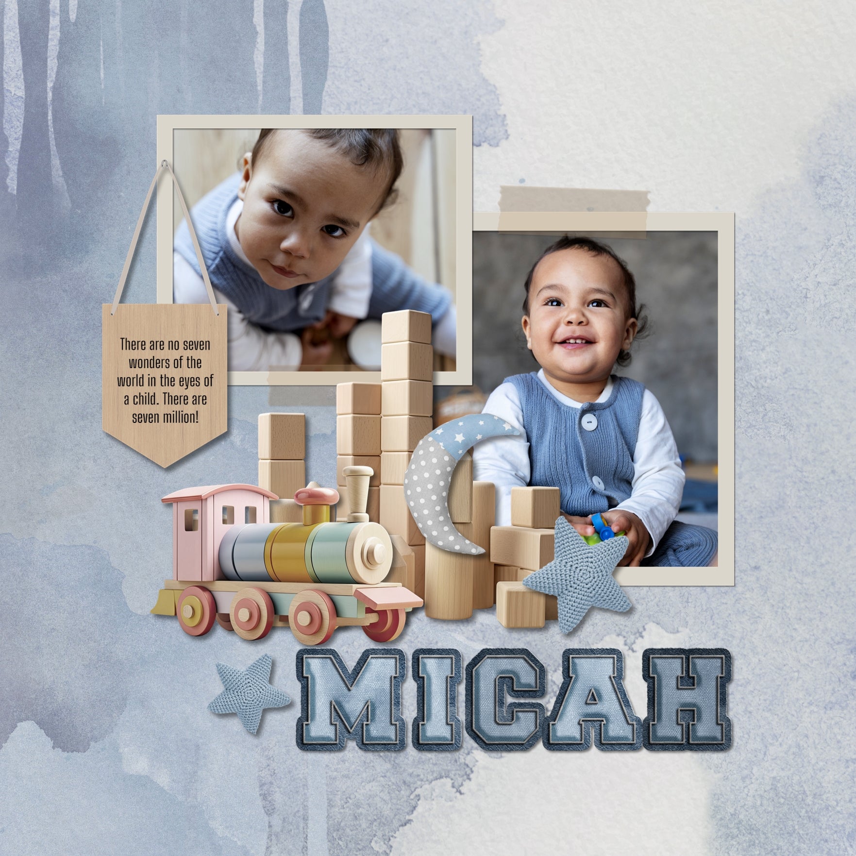 Add these fun, denim blue varsity school letters, numbers, and punctuation by Lucky Girl Creative digital art to all your digital scrapbooking pages and mix-and-match them on various projects throughout the year! Great for school, sports, children, tween and teens! The blue jean alpha set consists of a full set of digital art uppercase alphabet letters A-Z, numbers 0-9, and most punctuation marks. This alpha set is available as individual embellishments only. This kit is NOT included in any bundle.