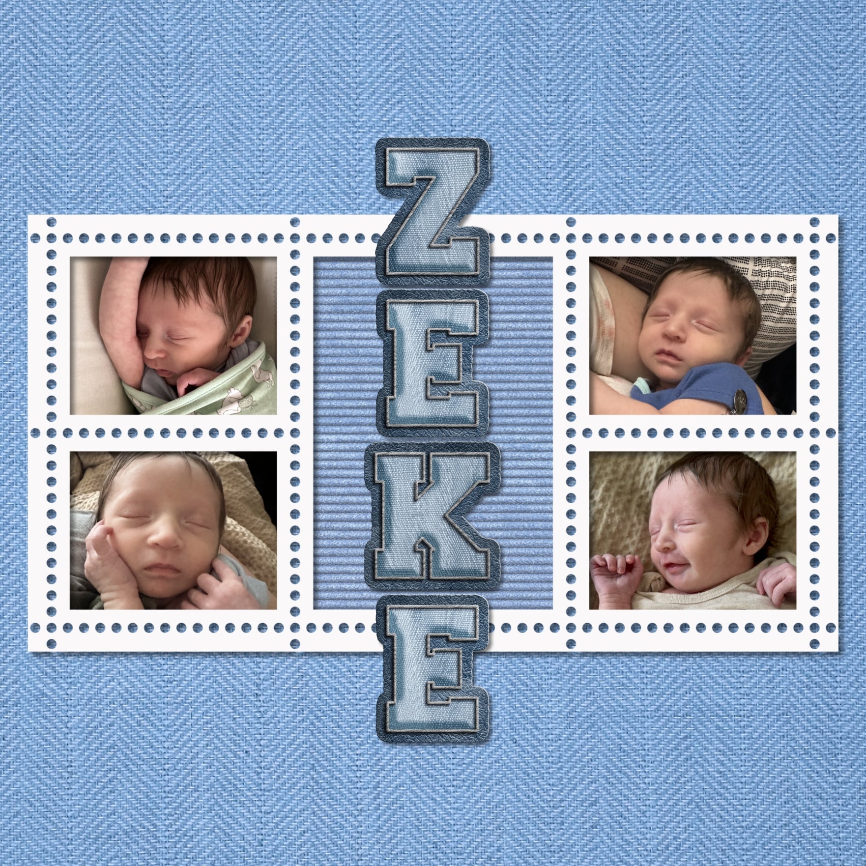 Add these fun, denim blue varsity school letters, numbers, and punctuation by Lucky Girl Creative digital art to all your digital scrapbooking pages and mix-and-match them on various projects throughout the year! Great for school, sports, children, tween and teens! The blue jean alpha set consists of a full set of digital art uppercase alphabet letters A-Z, numbers 0-9, and most punctuation marks. This alpha set is available as individual embellishments only. This kit is NOT included in any bundle.