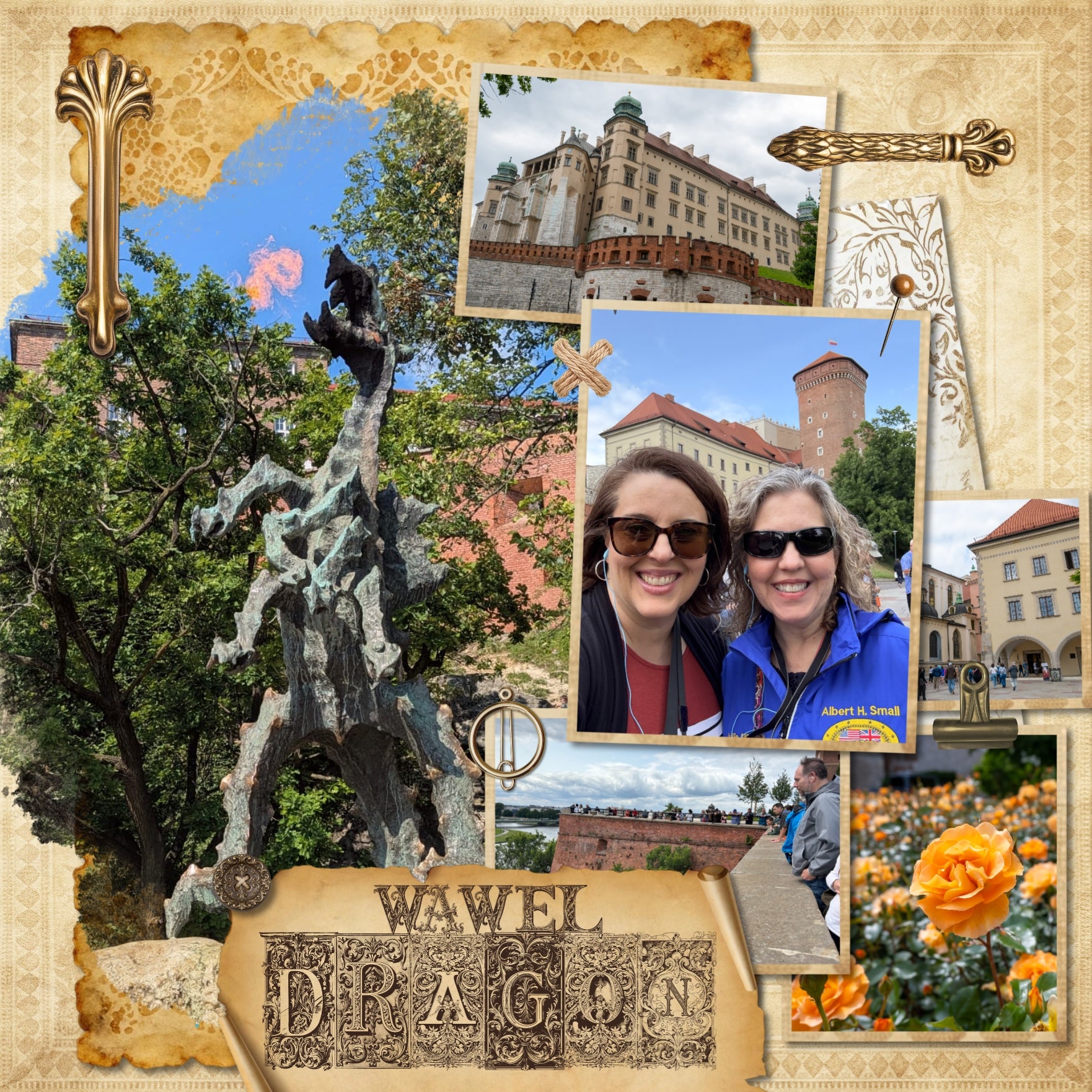 In a neutral vintage style, these beautiful and ornate metal fasteners, papers, and stamped alpha embellishments by Lucky Girl Creative digital art will add an elegant touch to all your family history, genealogy, and heritage projects. Great for weddings, too!
