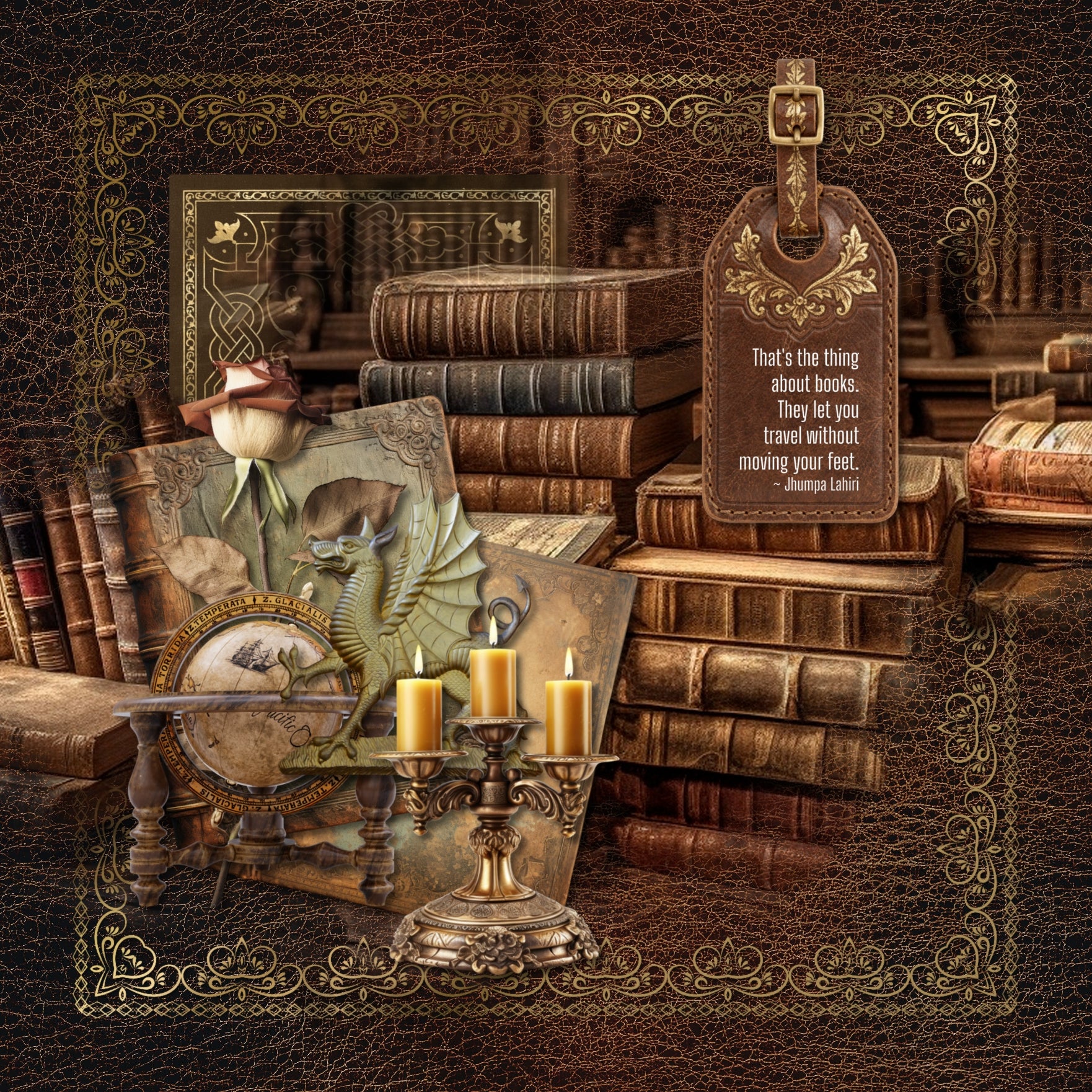 Ornate Decorative Borders 1 Digital Scrapbook Kit