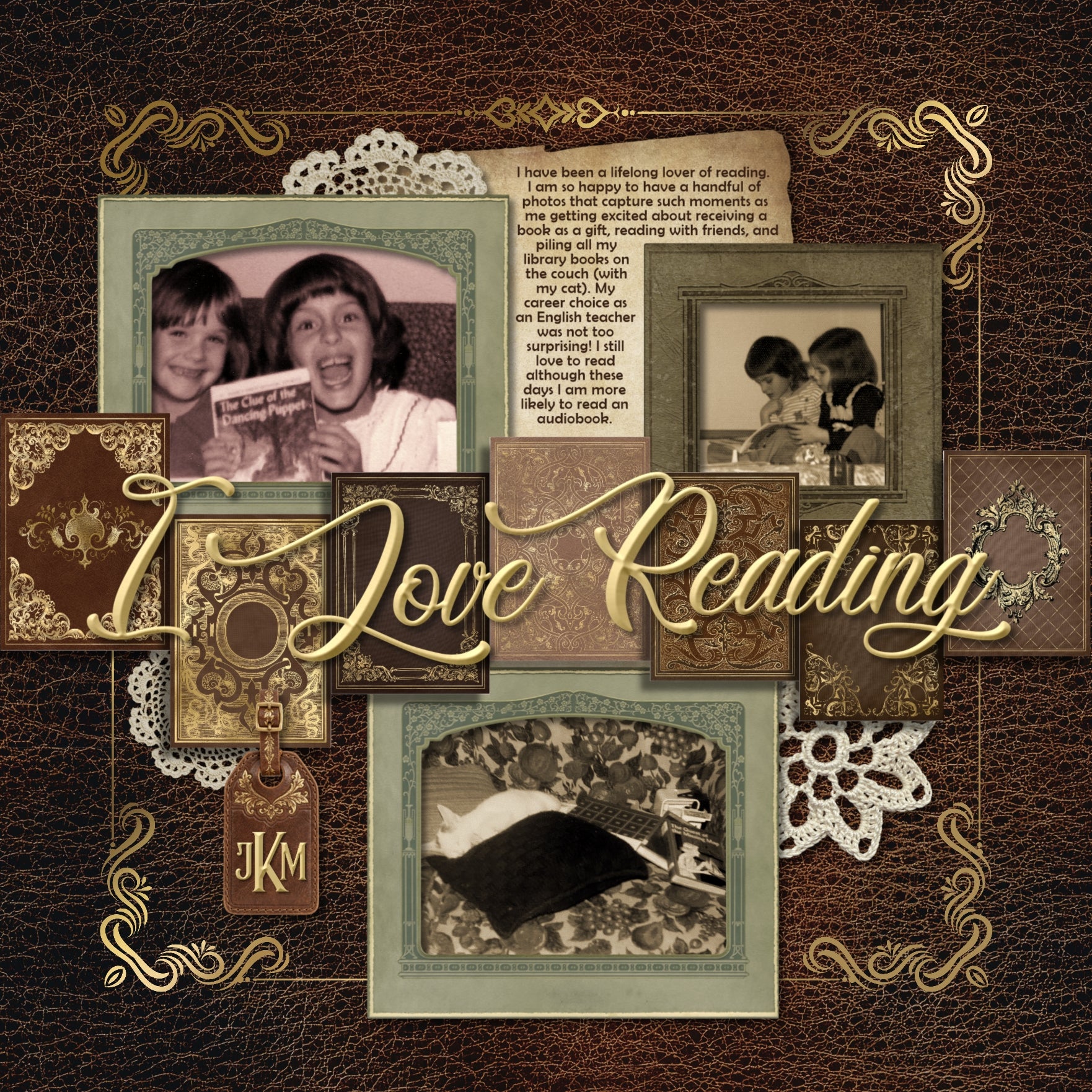 Ornate Decorative Borders 1 Digital Scrapbook Kit