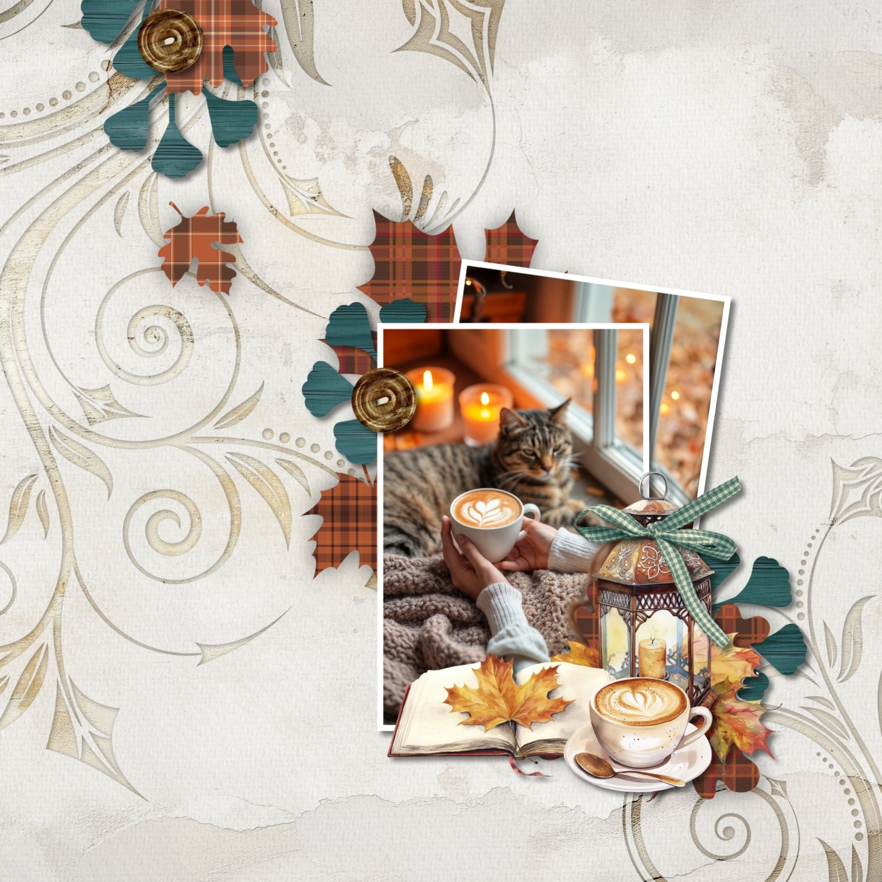 Paper Duos by Lucky Girl Creative digital art are the perfect combination of papers! Use to create one-of-a-kind beautiful backgrounds with distressed walls and ancient maps. These papers will add that touch of interest and authenticity to all your pages including family history, genealogy, and travel. This kit contains the Vintage Maps Papers and the Vintage Wall Papers.