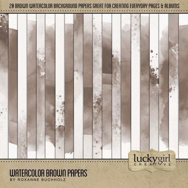 Add these beautiful watercolor background papers by Lucky Girl Creative digital art to all your digital scrapbooking pages and mix-and-match them on various projects throughout the year! Great for any occasion and theme! This kit is included in the Europe Watercolor Bundle 1.