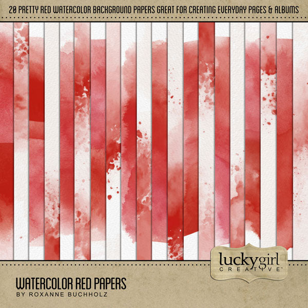 Add these beautiful watercolor background papers by Lucky Girl Creative digital art to all your digital scrapbooking pages and mix-and-match them on various projects throughout the year! Great for any occasion and theme! This kit is included in the Europe Watercolor Bundle 2.