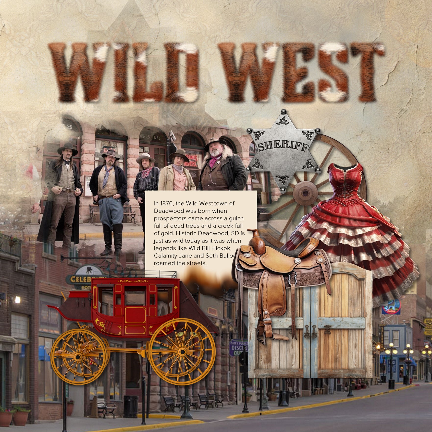 The Western Frontier Plaster Papers Digital Scrapbook Kit features authentic Wild West grunge textured plaster digital scrapbooking papers by Lucky Girl Creative digital art. Perfect for western-inspired backgrounds to your digital scrapbook pages including travels to the Southwest (Arizona, Colorado, Utah, Nevada, New Mexico), cowboy and cowgirl dances and hoedowns, plus rodeo and ranch events.