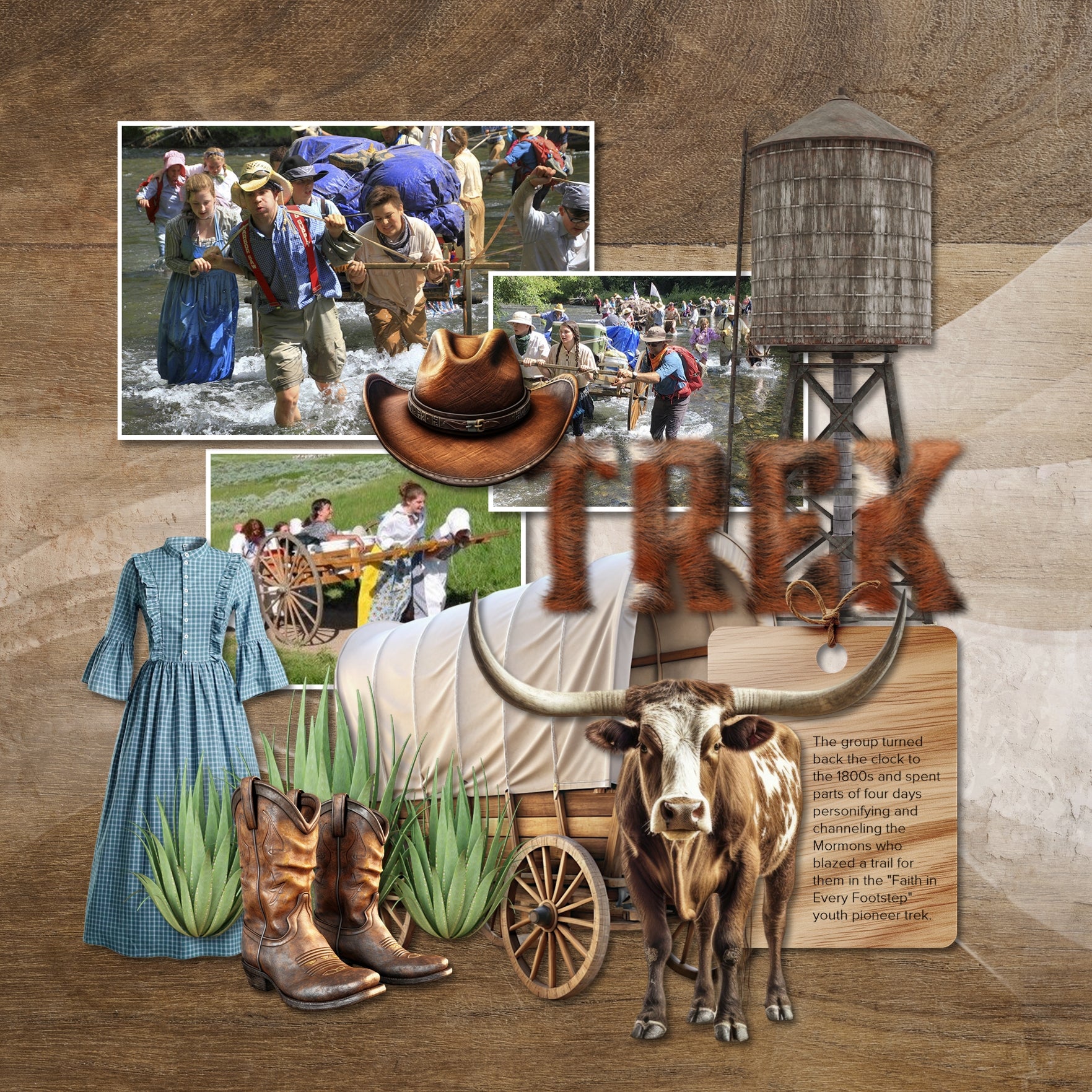 Add a touch of Wild West authenticity to your digital scrapbooking pages with these realistic embellishments by Lucky Girl Creative digital art. Great for travels to the Southwest (Arizona, Colorado, Utah, Nevada, New Mexico), cowboy and cowgirl dances and hoedowns, rodeo and ranch events, ghost towns, vacations to the desert, Mexico, and so much more!