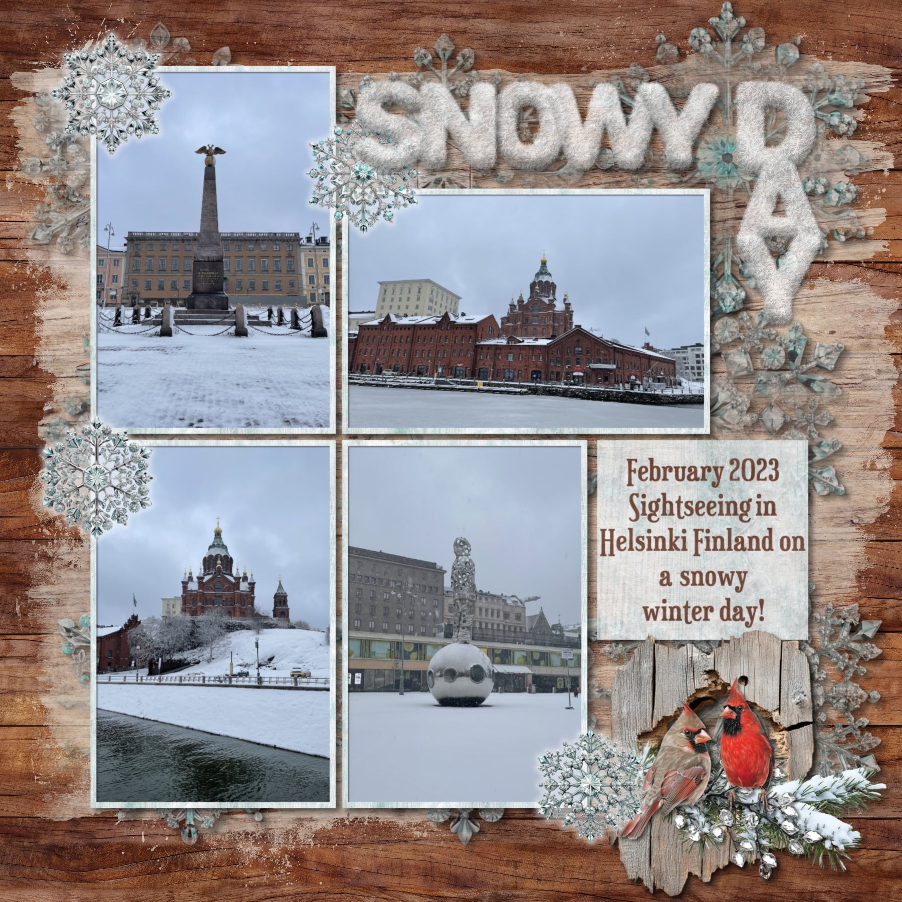 Add these cluster embellishments, realistic embellishments, wood grain easy masks & overlays, wooden signs and frames, and 2 alpha sets by Lucky Girl Creative digital art to all your Christmas greeting cards, holiday decor, and winter pages. Great for outdoor and nature pages, too. Embellishments include deer, Husky dog, cabin, snow, Cardinal birds, Christmas tree, polar bears, penguins, lantern, ornaments, pinecone, sled, sleigh, and more!