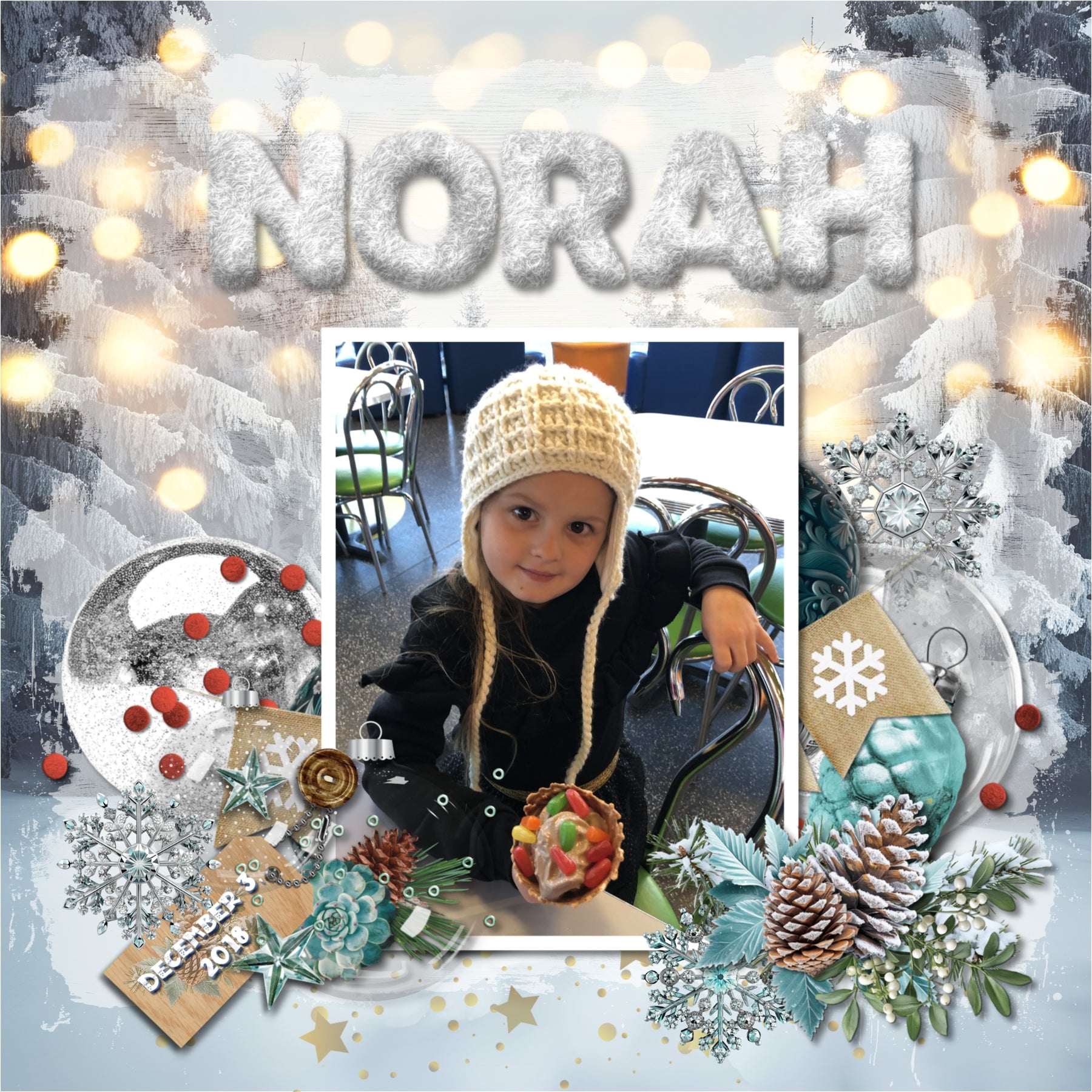 Add these cluster embellishments, realistic embellishments, wood grain easy masks & overlays, wooden signs and frames, and 2 alpha sets by Lucky Girl Creative digital art to all your Christmas greeting cards, holiday decor, and winter pages. Great for outdoor and nature pages, too. Embellishments include deer, Husky dog, cabin, snow, Cardinal birds, Christmas tree, polar bears, penguins, lantern, ornaments, pinecone, sled, sleigh, and more!