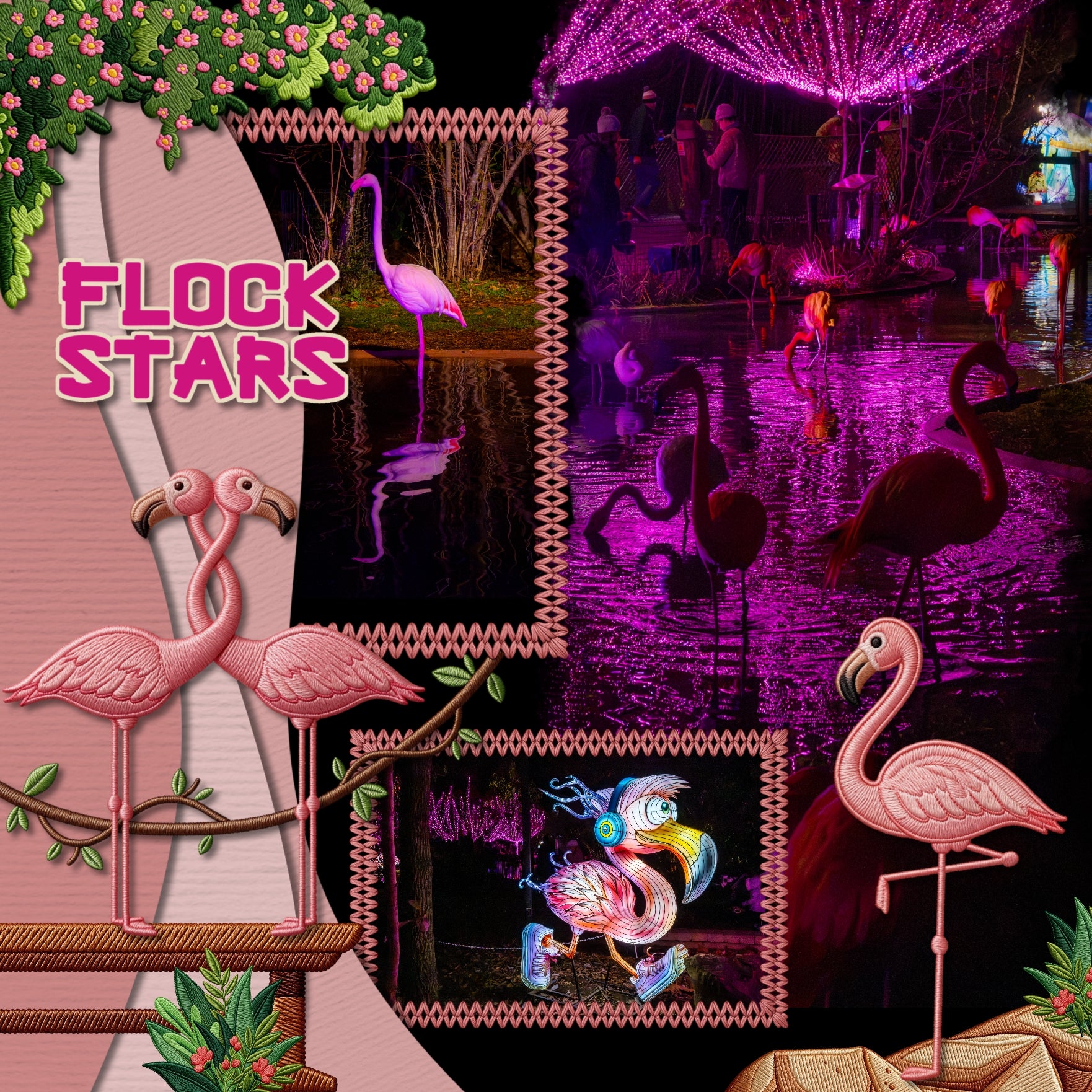 Zoo Patches Digital Scrapbook Kit