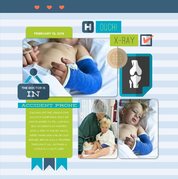 This fun and playful At the Doctor Digital Scrapbook Kit is perfect for modern and fresh medical elements to be used with your personal digital scrapbooking and digital art projects. The At the Doctor Digital Scrapbook Kit pairs perfectly with my At the Dentist and At the Eye Doctor Digital Scrapbook Kits which features all the medical necessities you’ll ever need for creating the perfect scrapbook page.