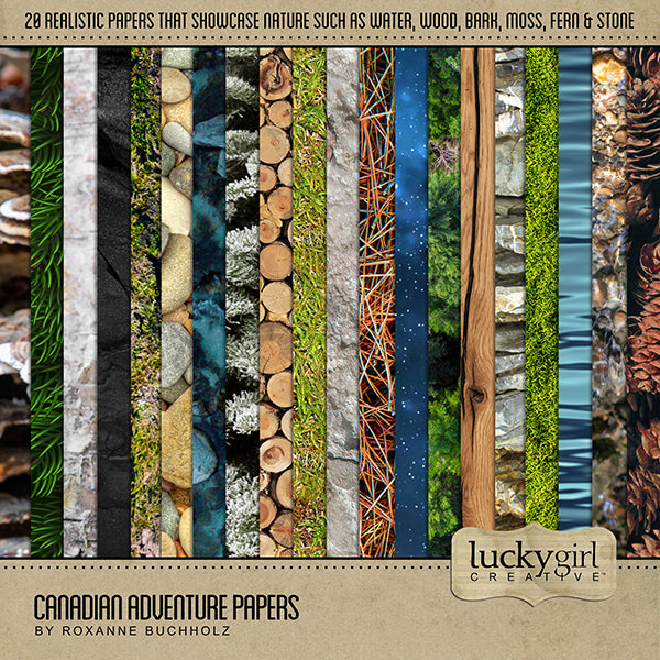 Canadian Adventure Digital Scrapbook Bundle – Lucky Girl Creative