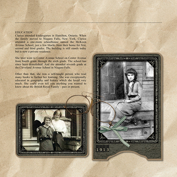 The Vintage Memories Digital Scrapbook Bundle 3 includes digital art vintage papers, folders, journals, vintage postcards, certificates, antique family documents, and other memorabilia are the perfect way to accent your family history and genealogy projects. Wonderful for stacking and layering with your own personal family photos. Fill out blank certificates - family records, marriage licenses, and baptism certificates - to create your own authentic look.