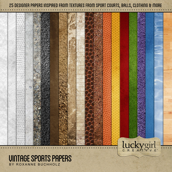 These vintage sports digital scrapbook papers are the perfect way to accent your family history and genealogy projects. Great for sports fans or athletes recalling memories from days gone by and things remembered from their glory days.